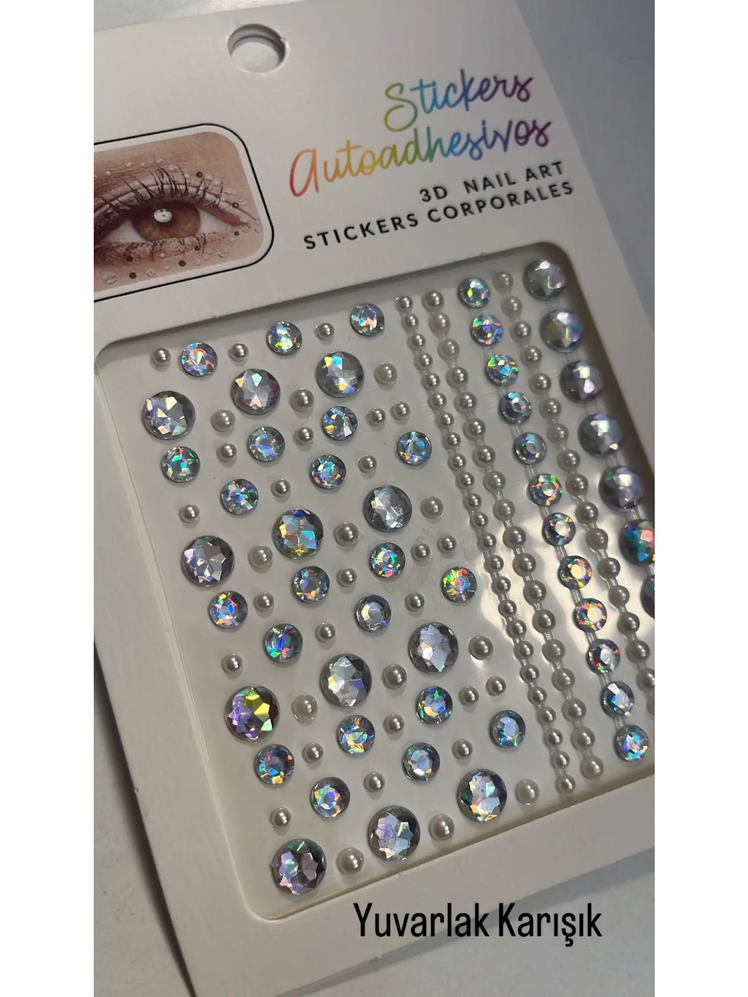 Göz ve Tırnak Stikeri