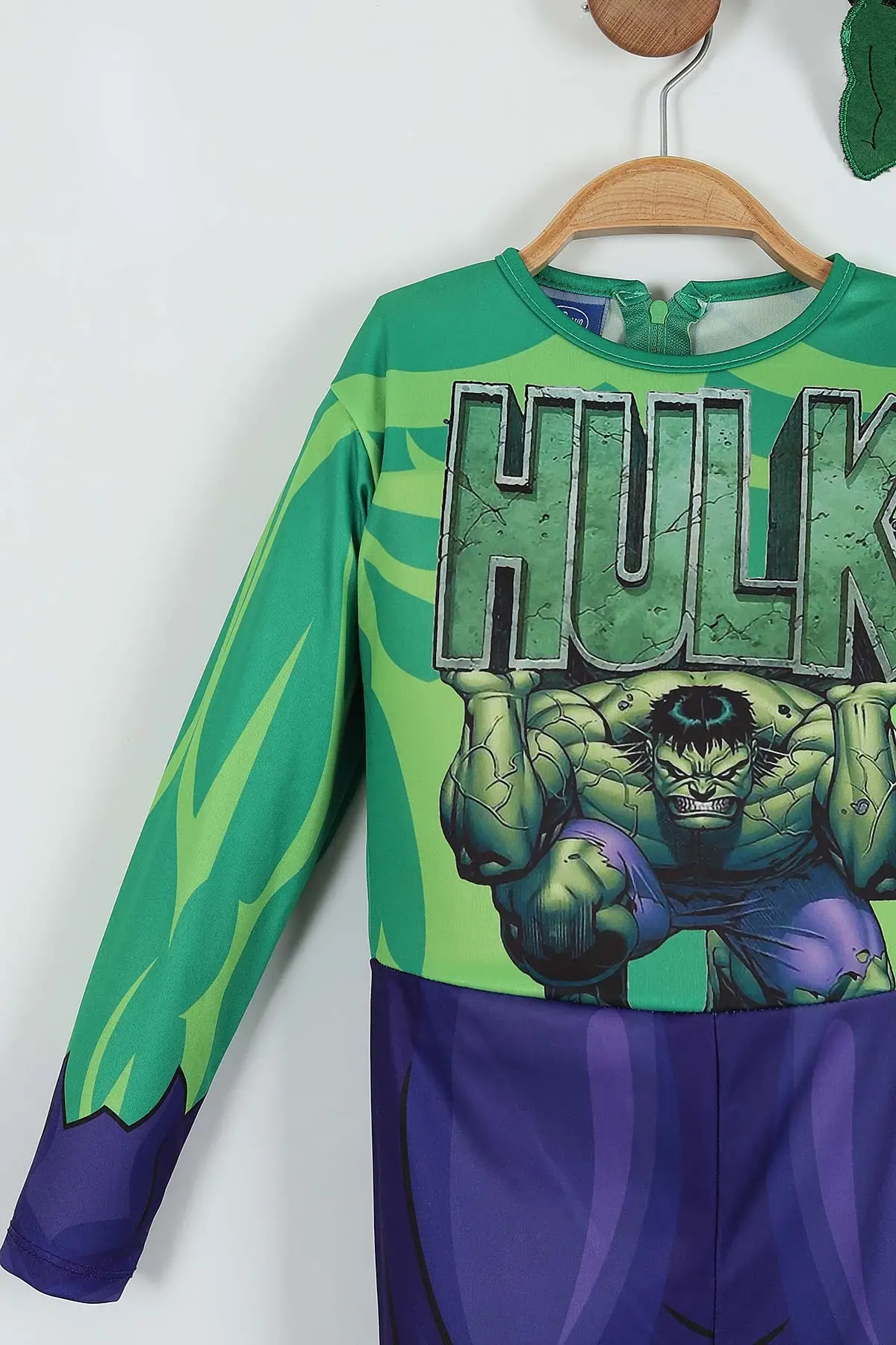 2-8 Yaş Hulk Kostüm Maskeli