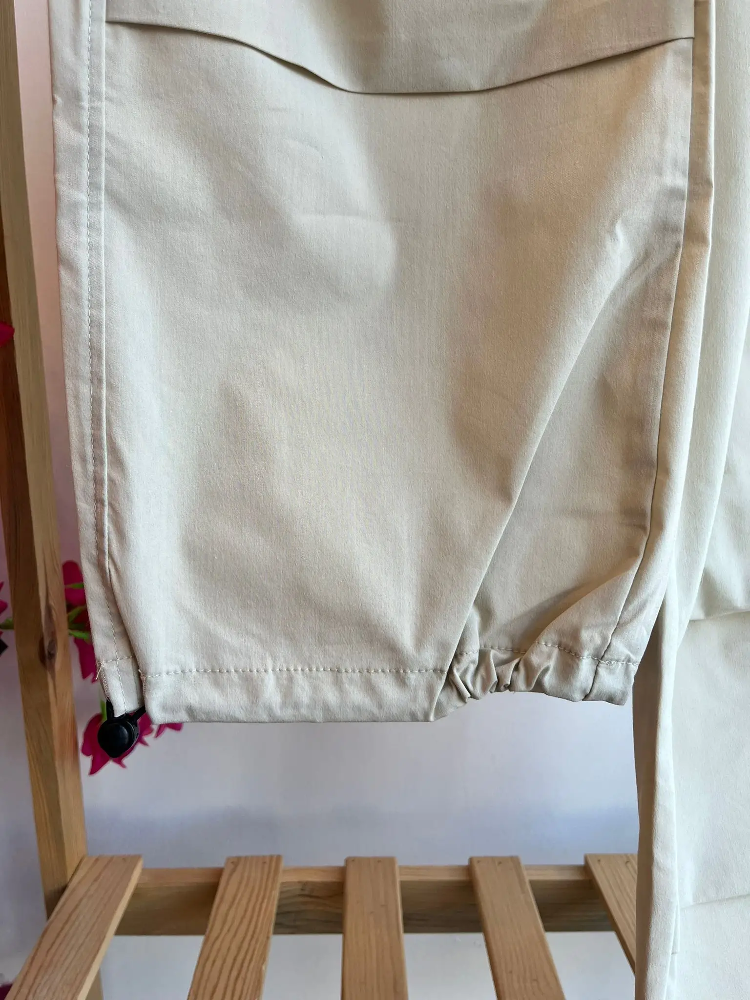 4-9 Yaş Bej Paraşüt Pantolon