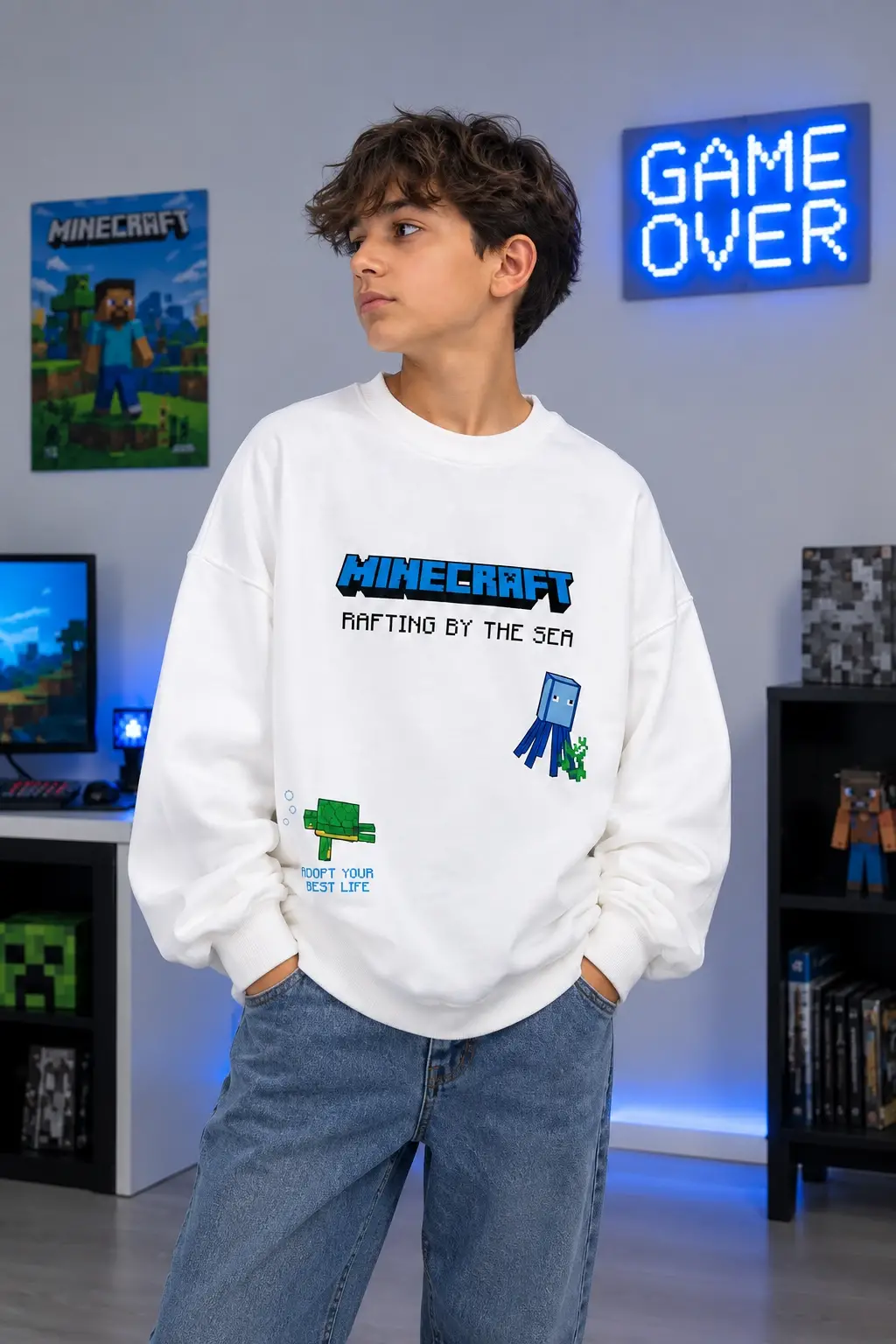 5-14 Yaş Minecraft Sweat