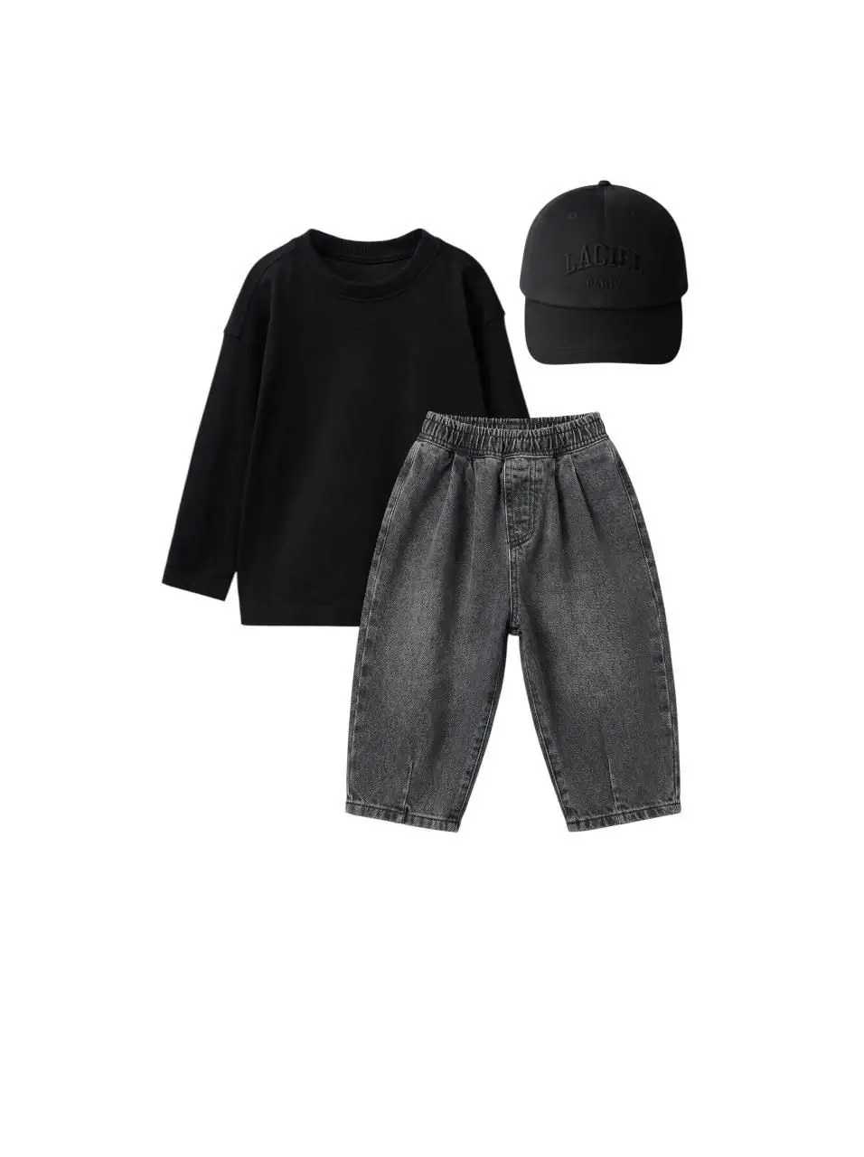 2-7 Yaş Antrasit Balon Pantolon