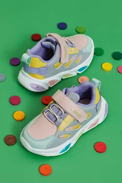 Vicco Lamb Işıklı Gümüş Spor Ayakkabı