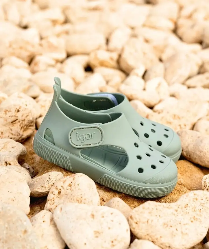 İgor Surfi S10343 Çocuk Sandalet Verde