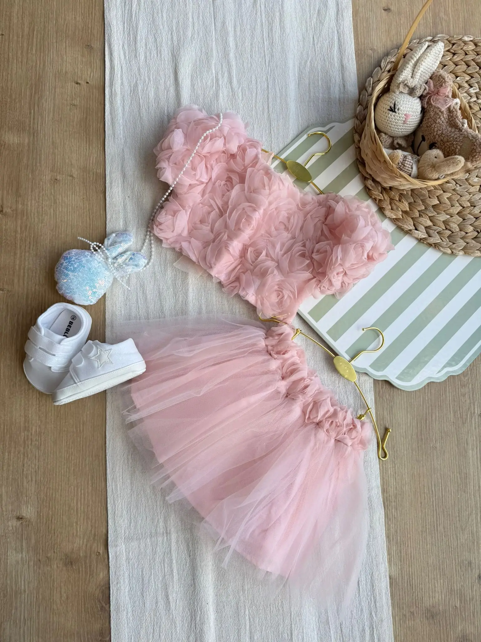 1-4 Yaş Güllü Crop Takım
