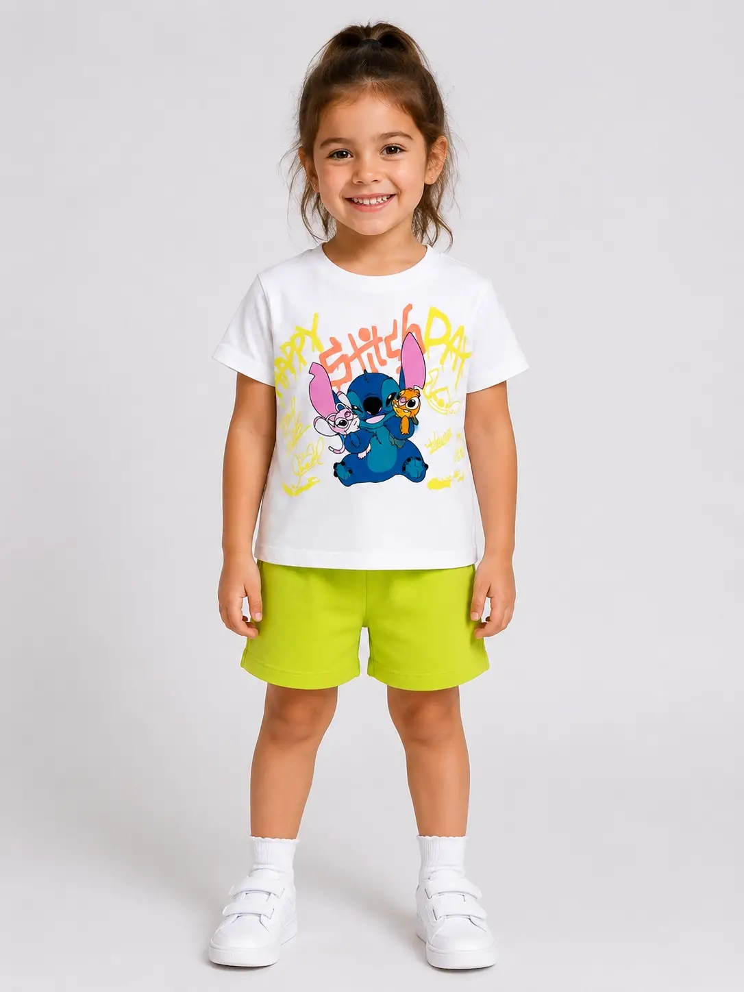 3-8 Yaş Yeşil Stitch Takım