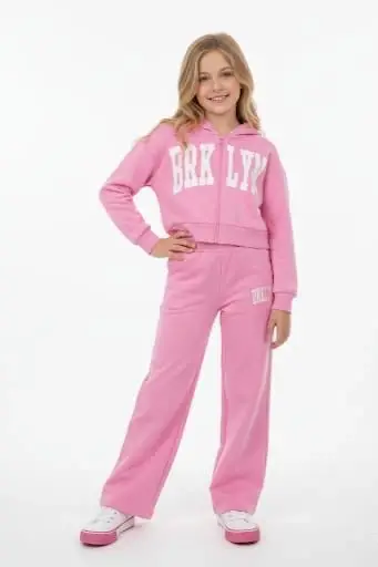 8-14 Yaş Pembe BRKLYN Eşofman Takımı