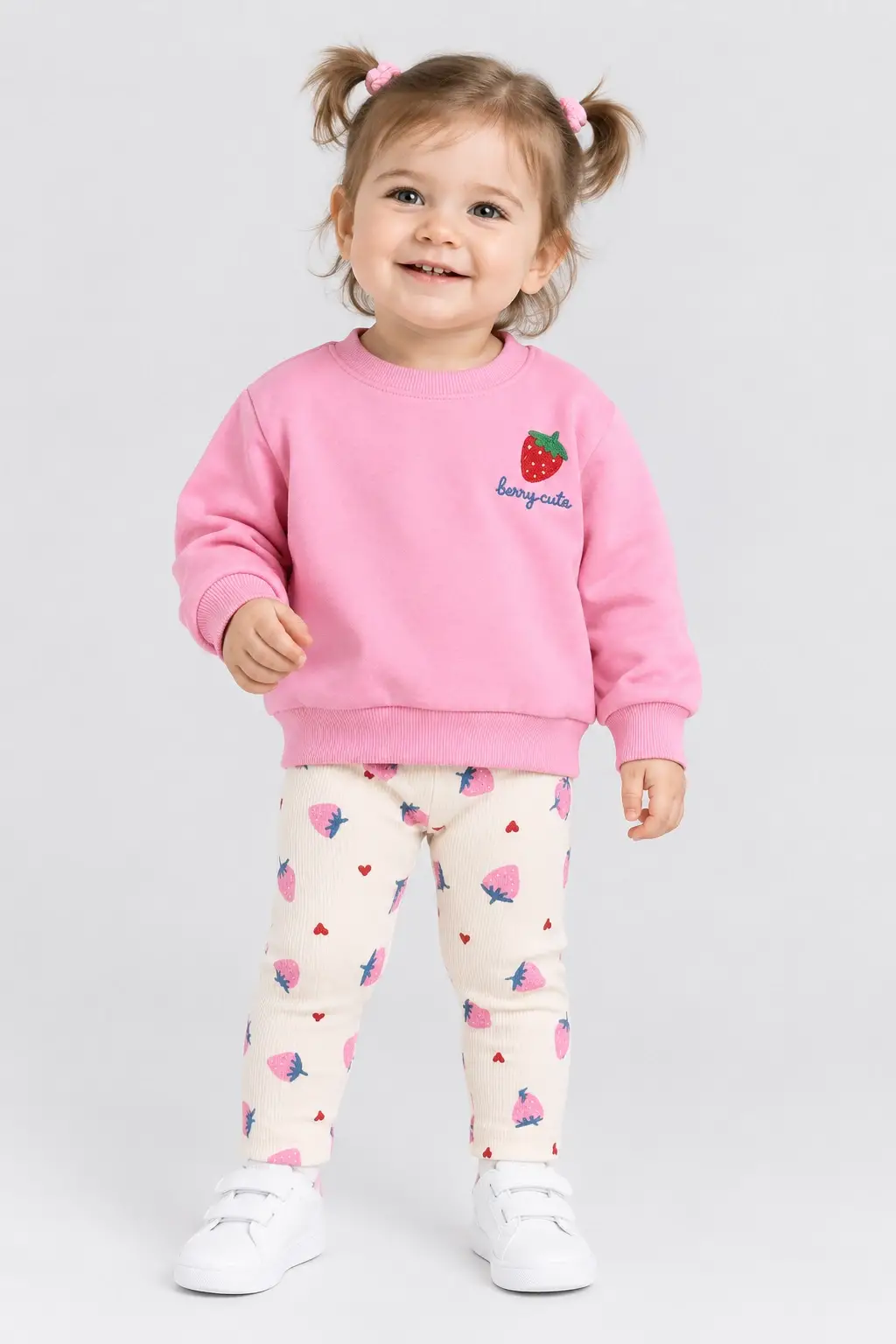 9-24 Ay Pembe Çilekli Takım