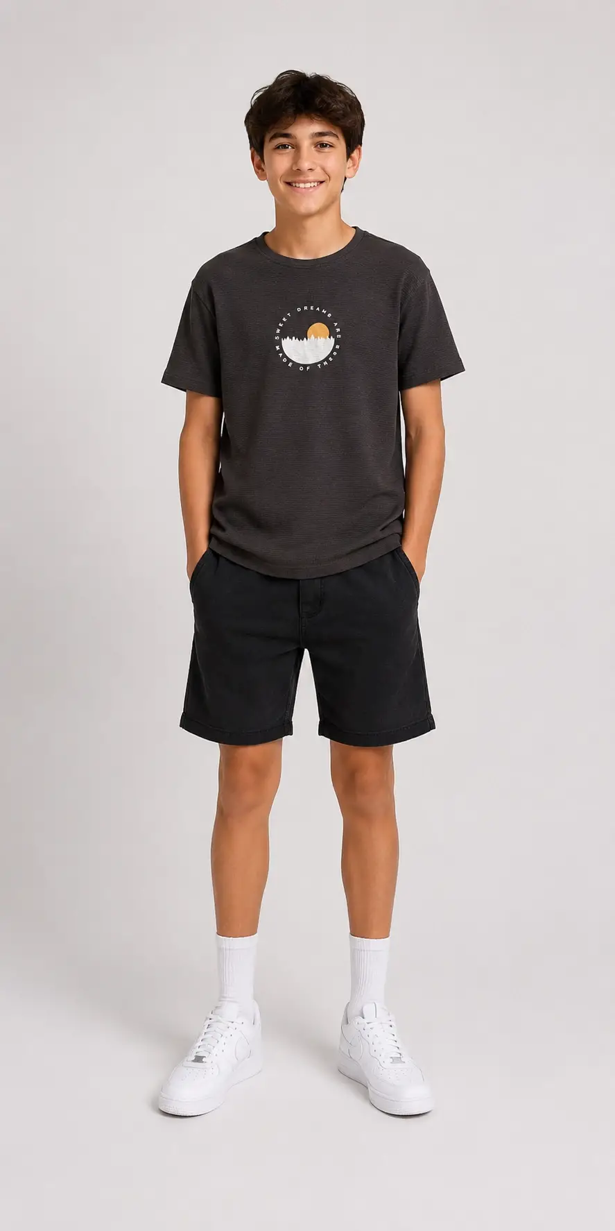 Garson Boy Siyah Dreams T-shirt