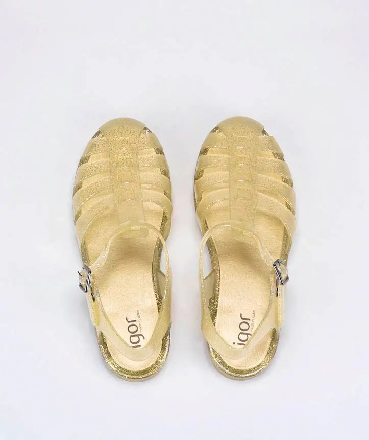İgor Biarrıtz Glitter s10262 Bayan Sandalet / 140 Golden / Altın