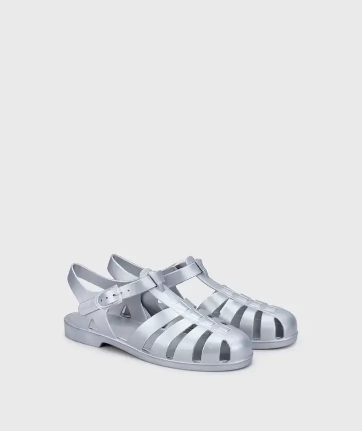 İgor Biarritz Metal Sandalet S10346 BB340 Platin/Gri