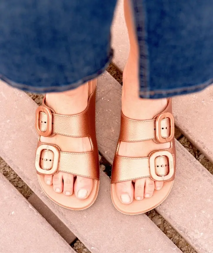 İgor Habana Metal Terlik / S10345-099 Bronz