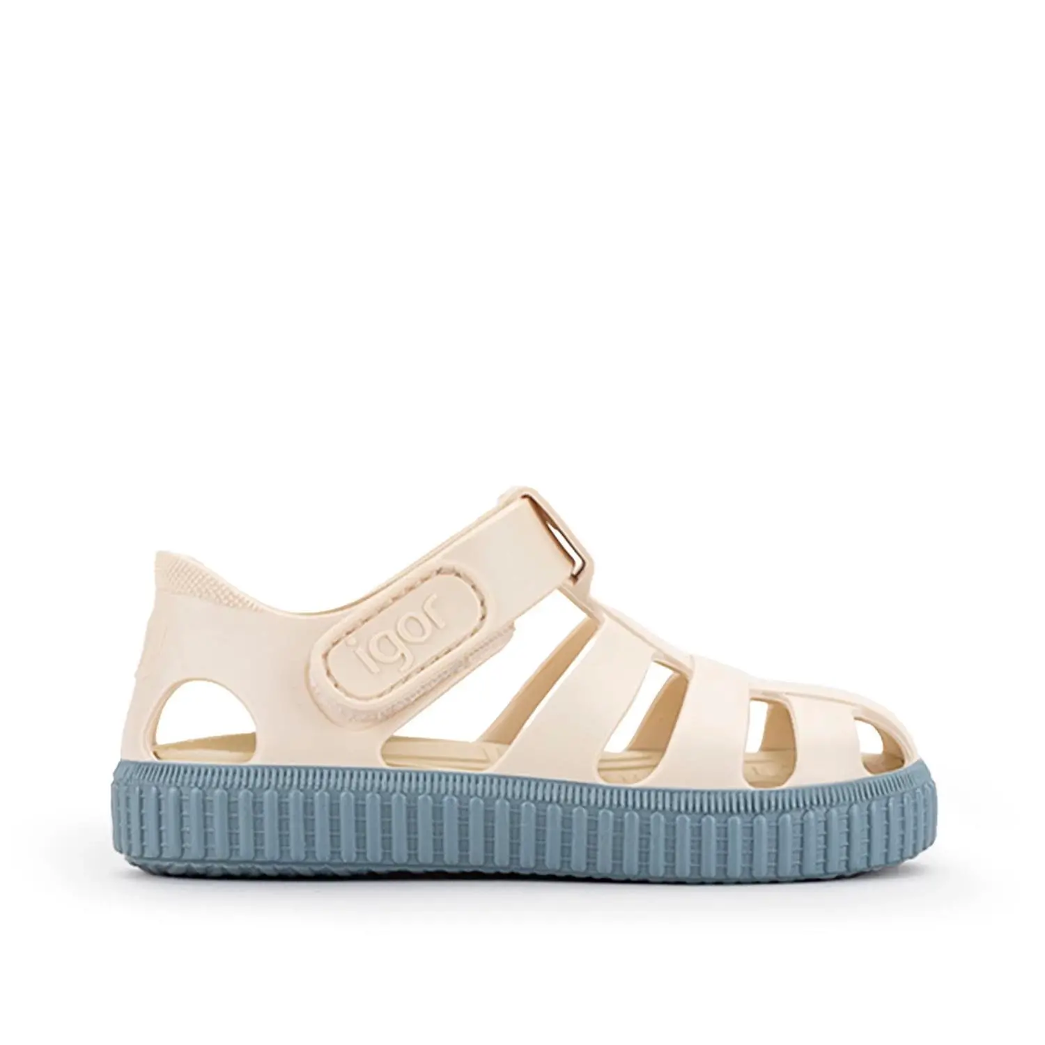İgor Nico Marfil S10323 Çocuk Sandalet / 225 Krem/Mavi