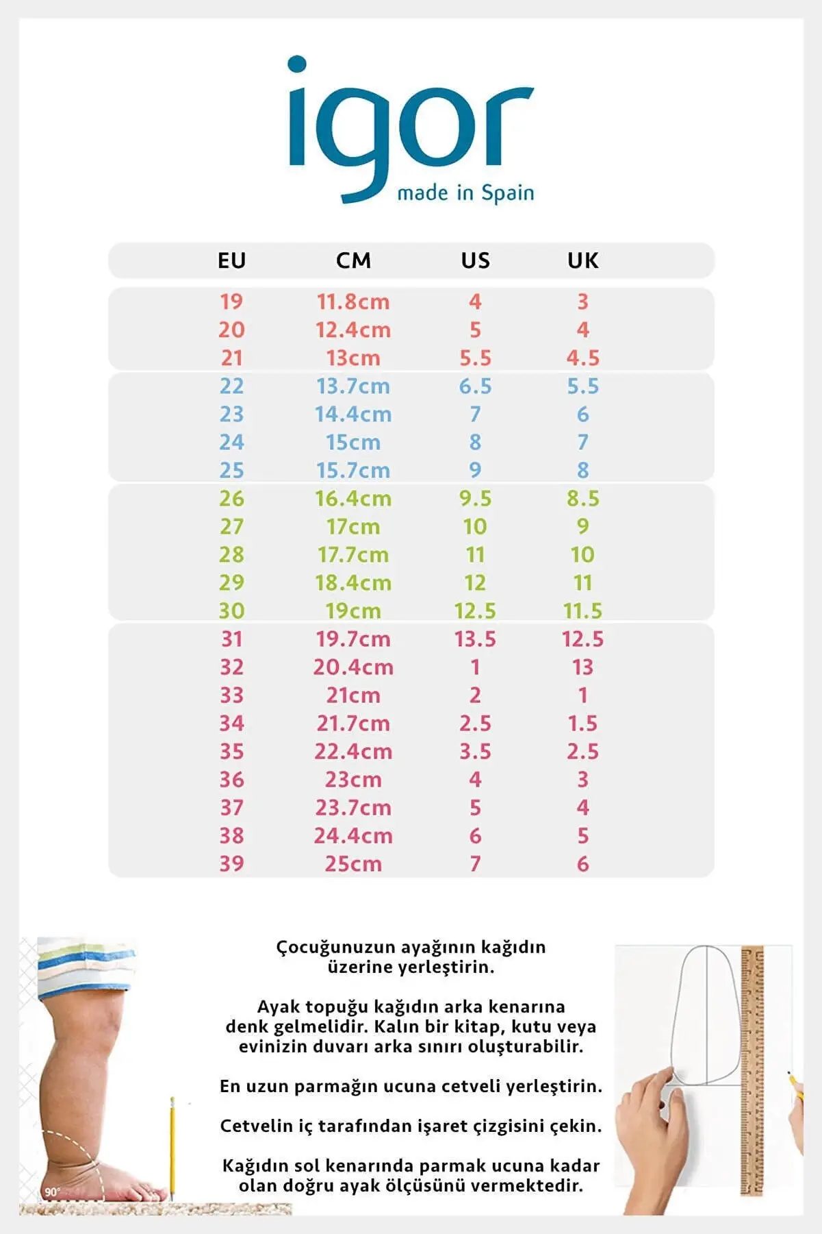 İgor Tobby Solid S10271 Çocuk Sandalet / 215 Karamel