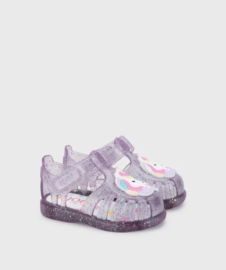 İgor Tobby Unicornio Sandalet / S10341 -352 Şeffaf Mor