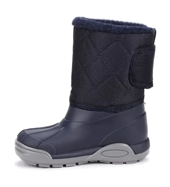 Igor W10209 Topo Nylon Çocuk Kürklü Lacivert Bot