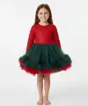 2-5 Yaş Tütülü Yılbaşı Elbisesi