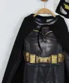 2-8 Yaş Batman Kostüm Maskeli Pelerinli Siyah
