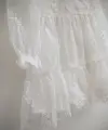2-8 Yaş Beyaz Dantel Elbise