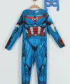 2-8 Yaş Captan America Kostüm Maskeli