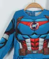 2-8 Yaş Captan America Kostüm Maskeli