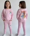 2-8 Yaş Pembe Bluey Taytlı Takım