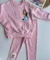 2-8 Yaş Pembe Bluey Taytlı Takım