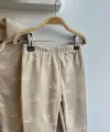 3-12 Ay Krem Kaplumbağalı Pijama Takımı