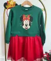 4-7 Yaş Happy New Year Minnie Elbise