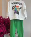 4-8 Yaş Yeşil Minecraft Takım