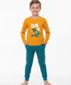 5-13 Yaş Dinazorlu Pijama Takımı