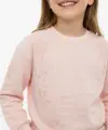 6-10 Yaş Pembe İşlemeli Sweat