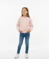 6-10 Yaş Pembe İşlemeli Sweat