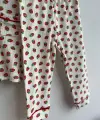 6-24 Ay Çilek Baskılı Pijama Takımı