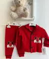 6-24 Ay Kırmızı Mickey Pijama Takımı