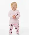 6-24 Ay Lila Minnie Mouse Takım