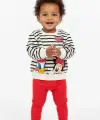 6-24 Ay Minnie Mouse Çizgili Takım