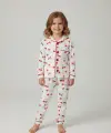 2-5 Yaş Kiraz Baskılı Pijama Takımı