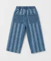 2-7 Yaş Çizgili Kot Pantolon