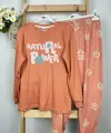9-13 Yaş Çiçekli Pijama Takımı