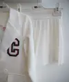 9-14 Yaş Şort Etek Kolej Takım Beyaz