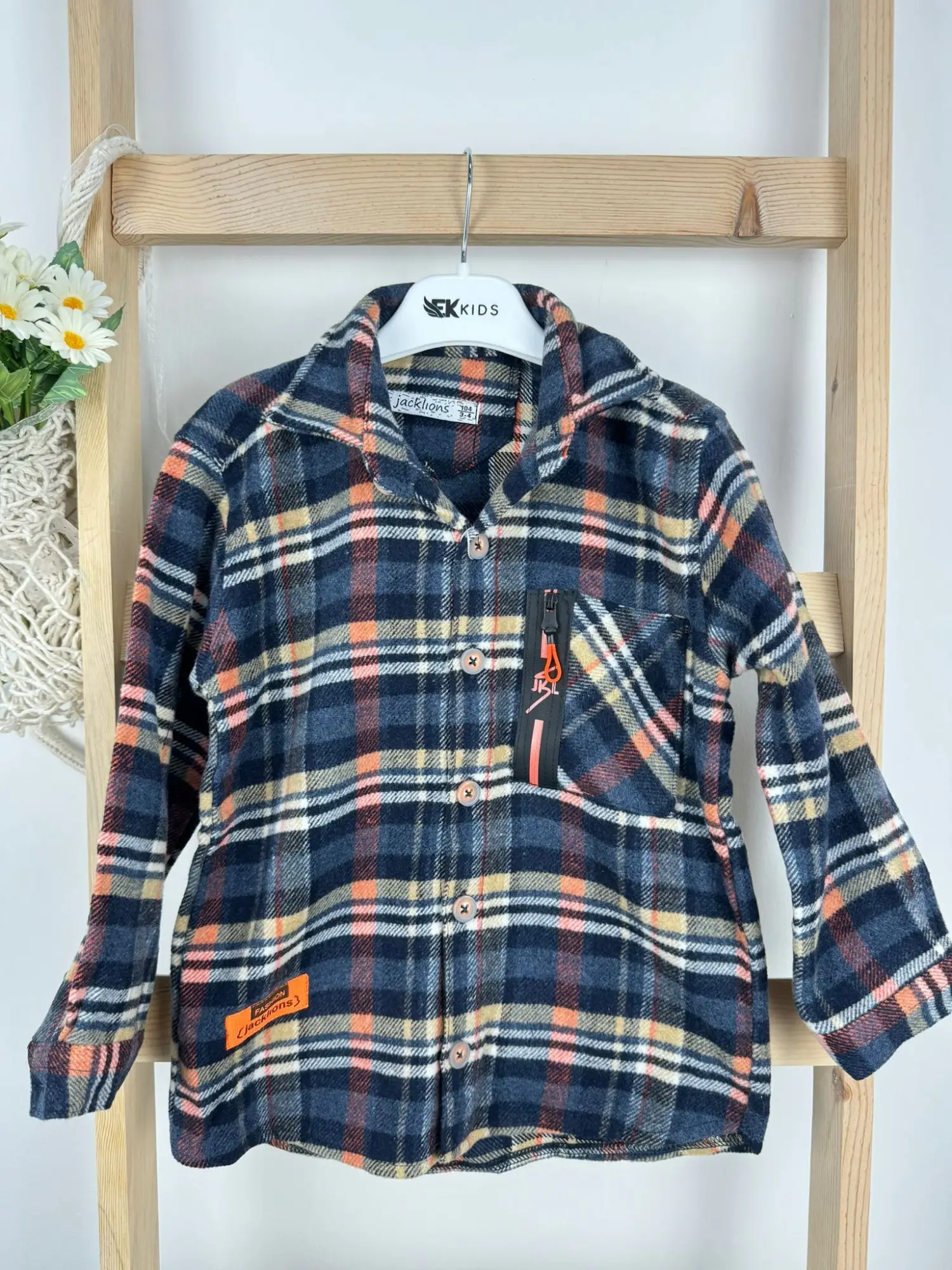 1-5 Yaş Oduncu Gömlek