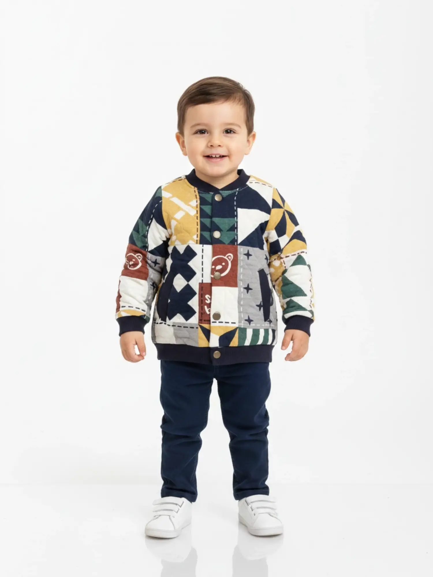 1-6 Yaş Desenli Hırka