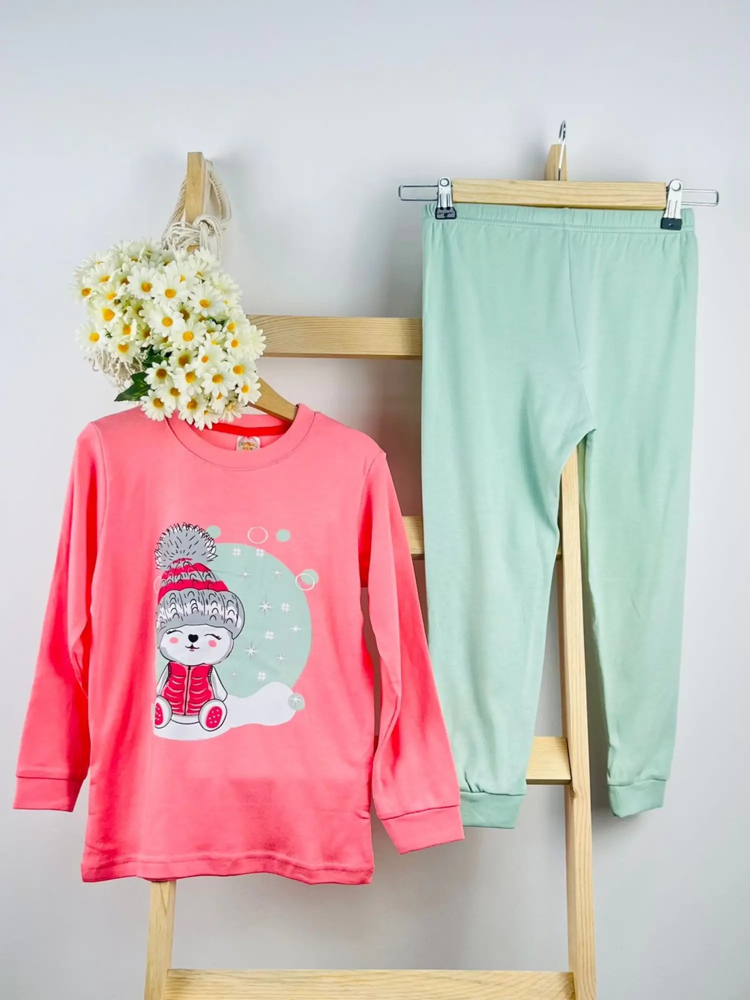 1-5 Yaş Tavşanlı Pijama Takımı