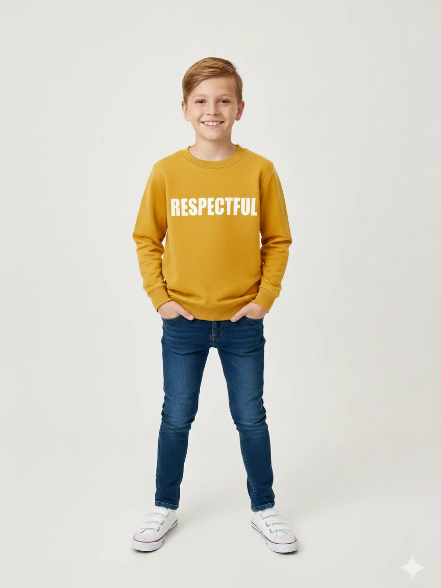 10-13 Yaş Sarı Respectful Sweat