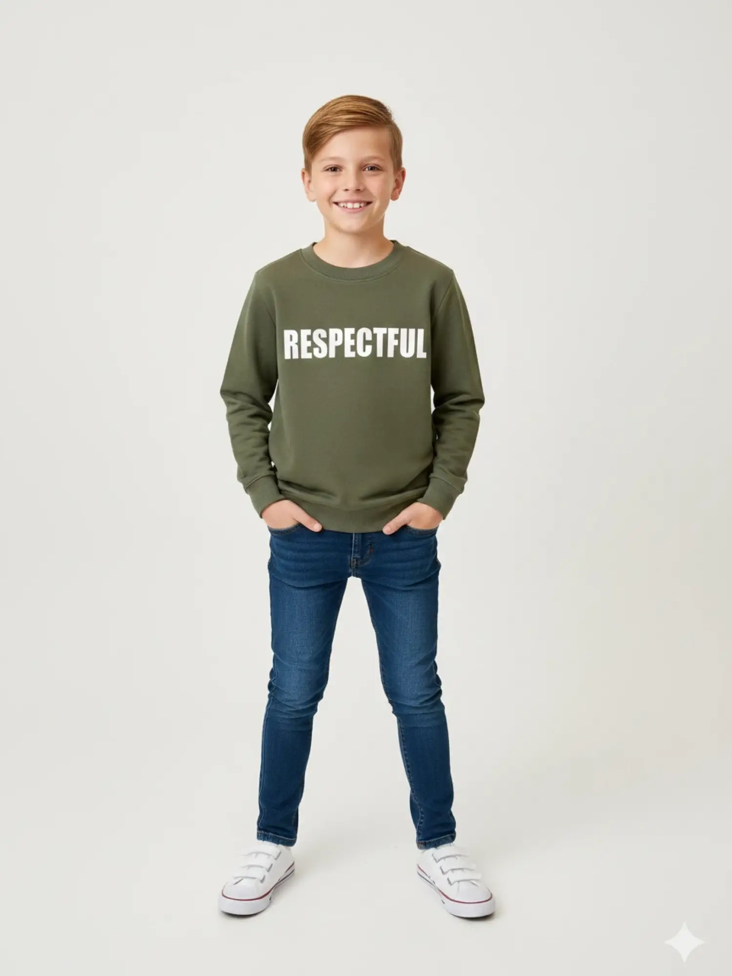 10-13 Yaş Yeşil Respectful Sweat