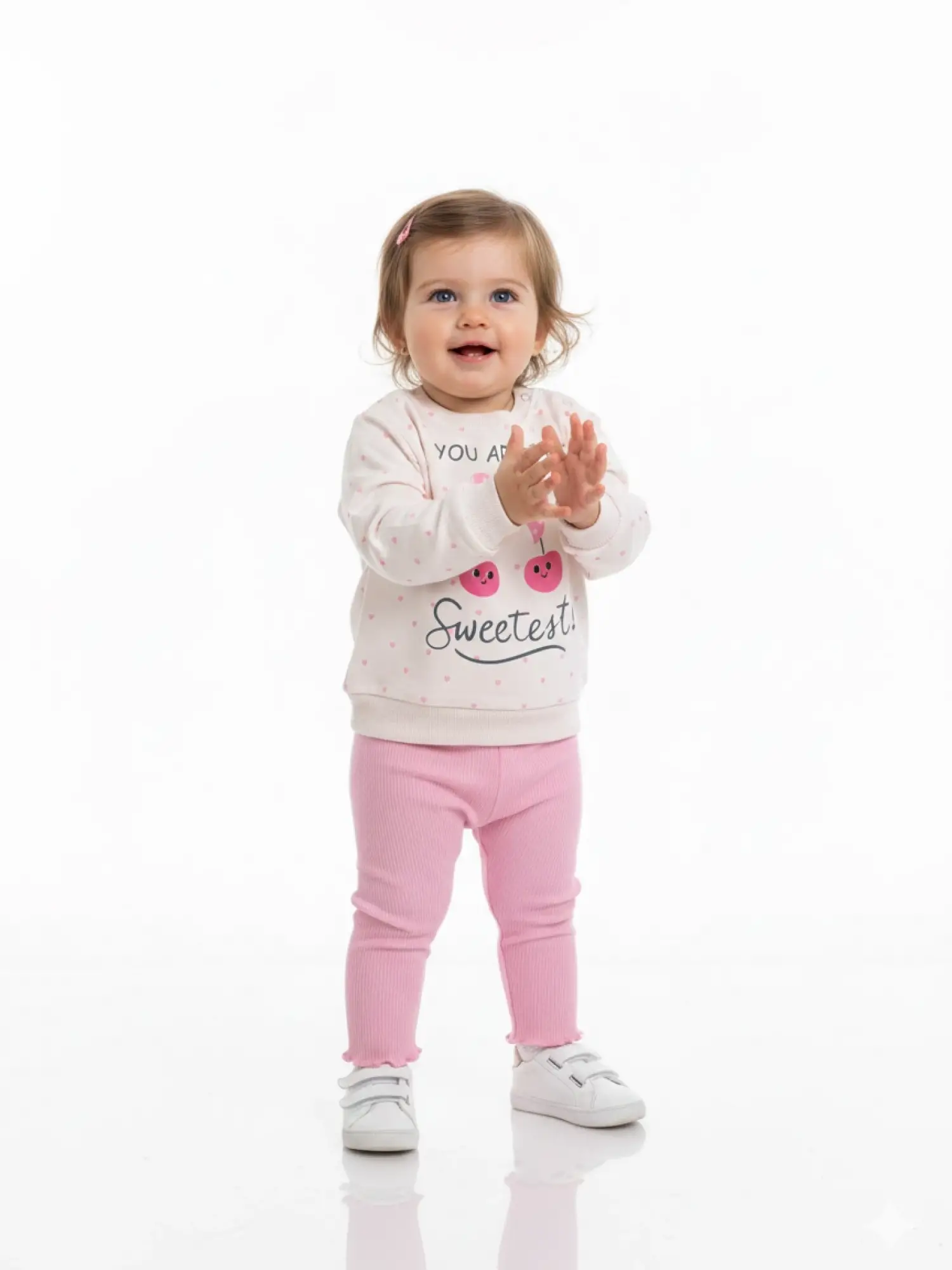 12 Ay 4 Yaş Pembe Kirazlı Takım