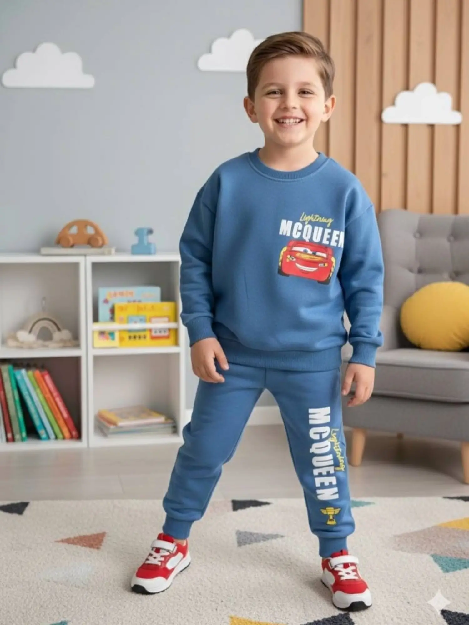 2-8 Yaş Mavi MCQUEEN Takım