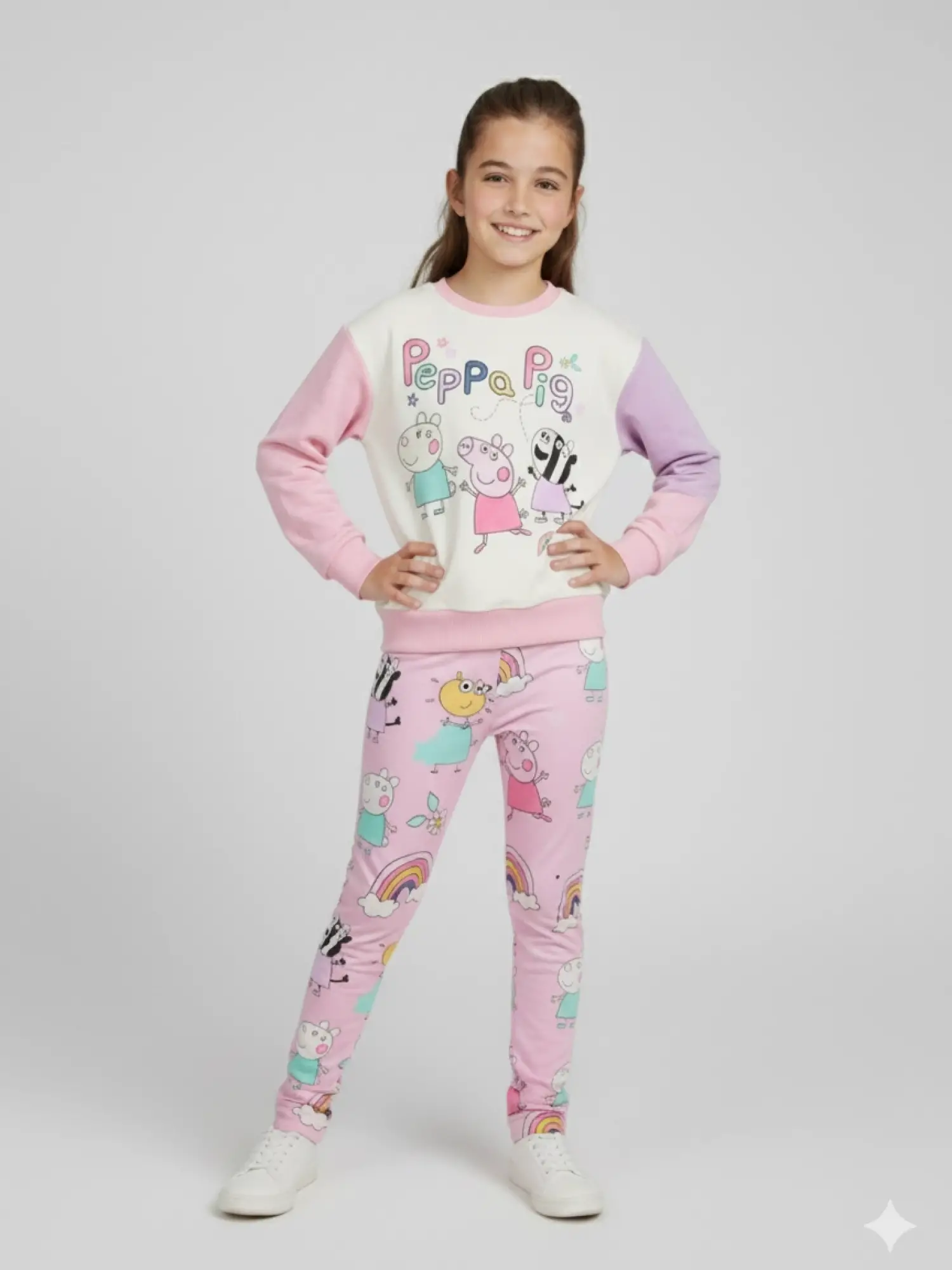 2-8 Yaş Peppa Pig Taytlı Takım