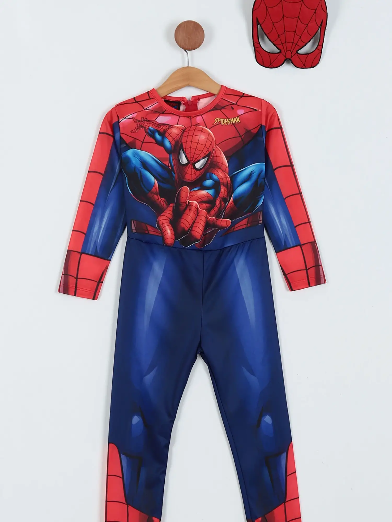 2-8 Yaş Spiderman Kostüm Maskeli