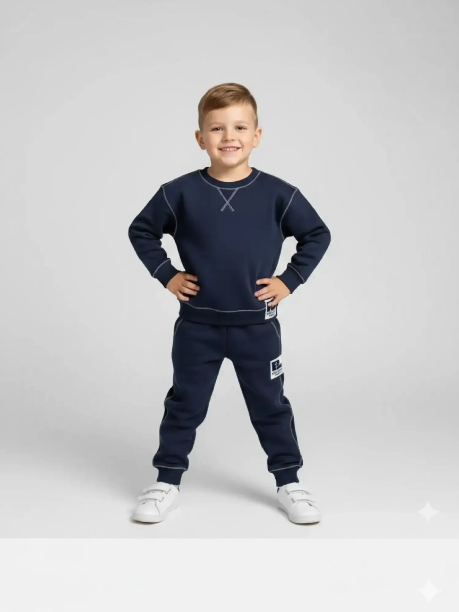 3-10 Yaş Lacivert 2Li Takım